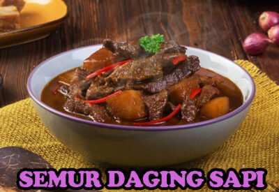 Masakan Semur Sapi Menu Restoran Indonesia