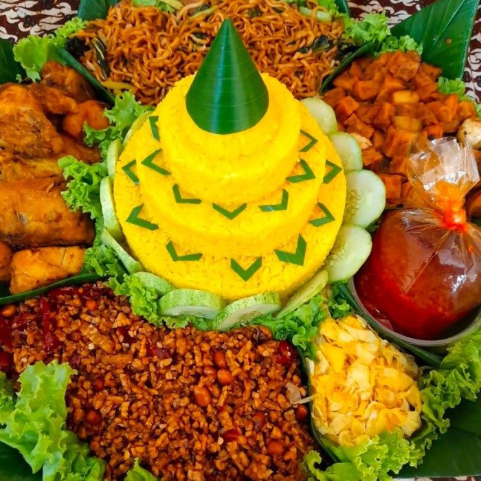 Tumpeng Simbol Kebesaran Kebahagiaan Budaya Indonesia