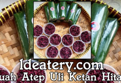 Buah Atep Ketan Hitam Makanan Khas Betawi