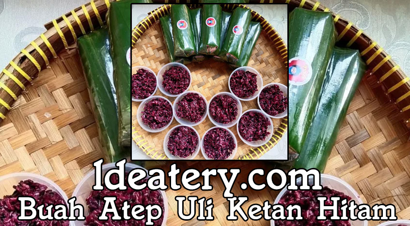 Buah Atep Ketan Hitam Makanan Khas Betawi