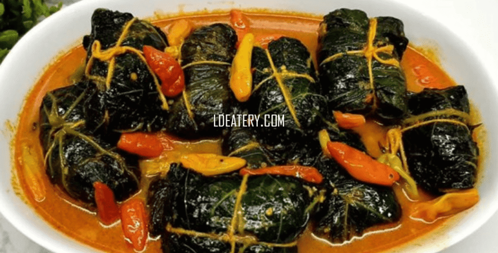 Buntil daun pepaya