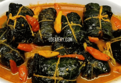 Buntil daun pepaya