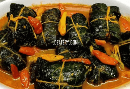 Buntil daun pepaya
